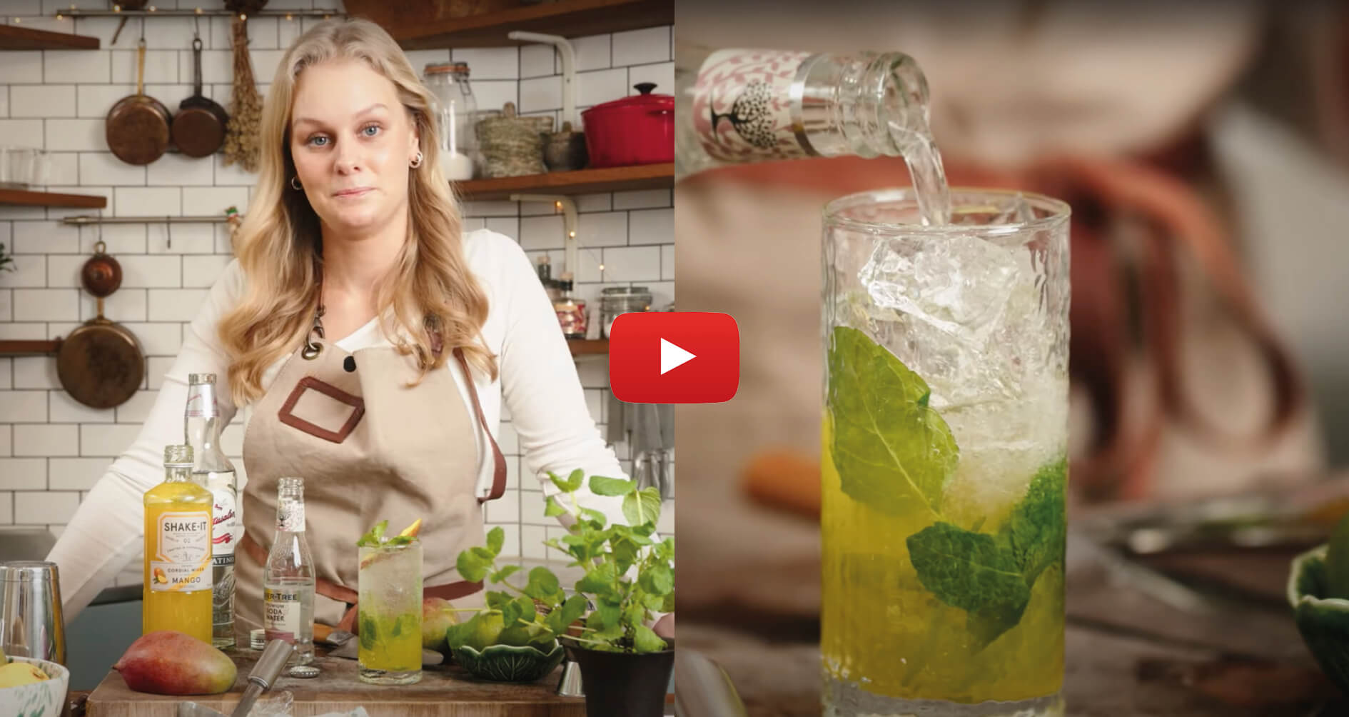 en mango mojito med julia på youtube