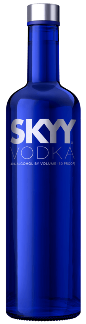 en flaska skyy vodka