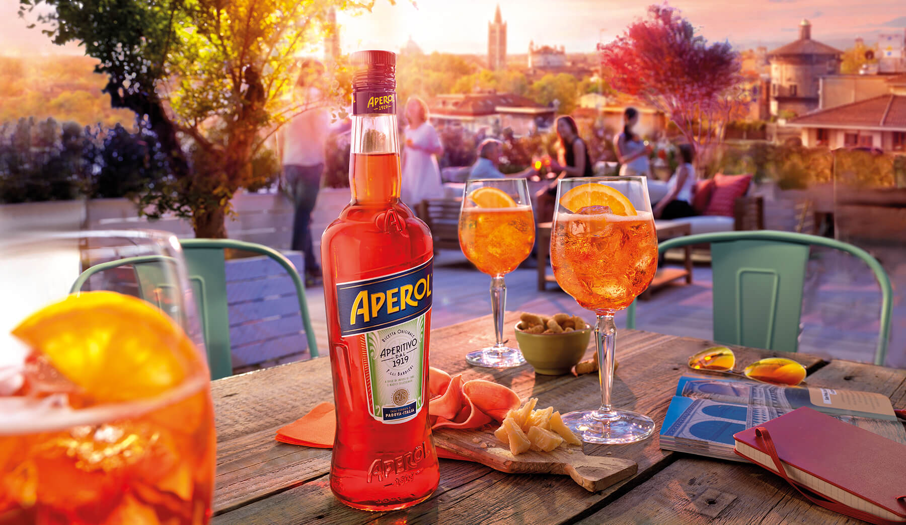 aperol på terass