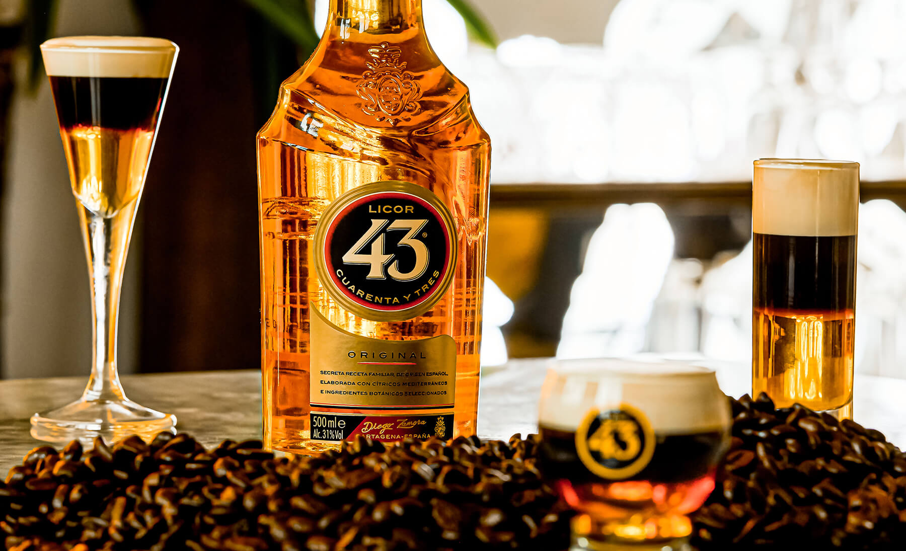 licor 43 flaska med hot shot