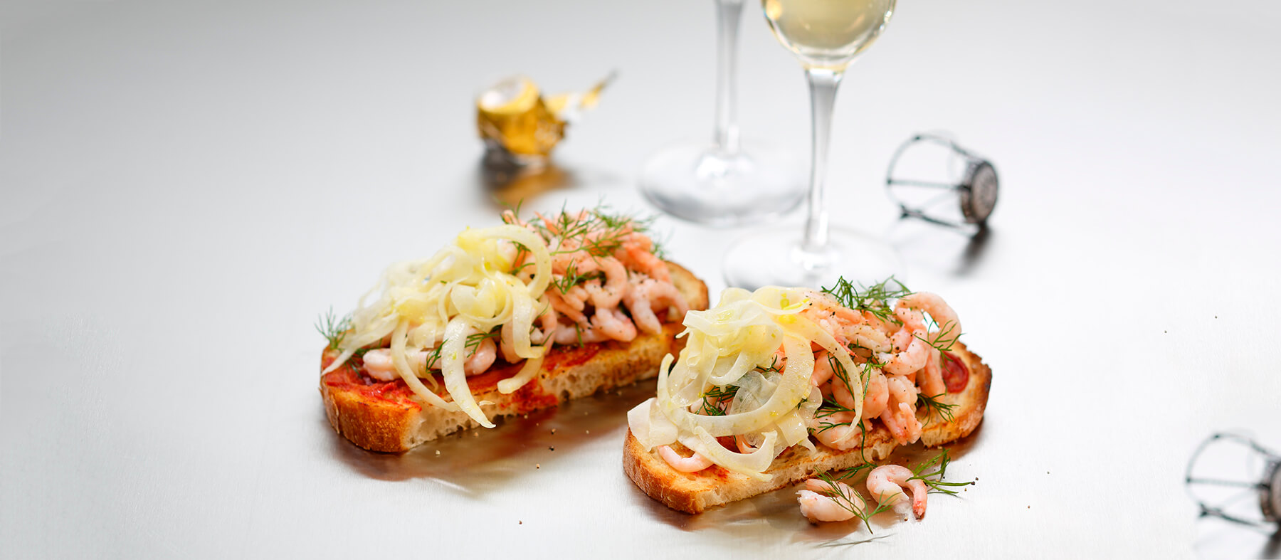 Räktoast med fänkål