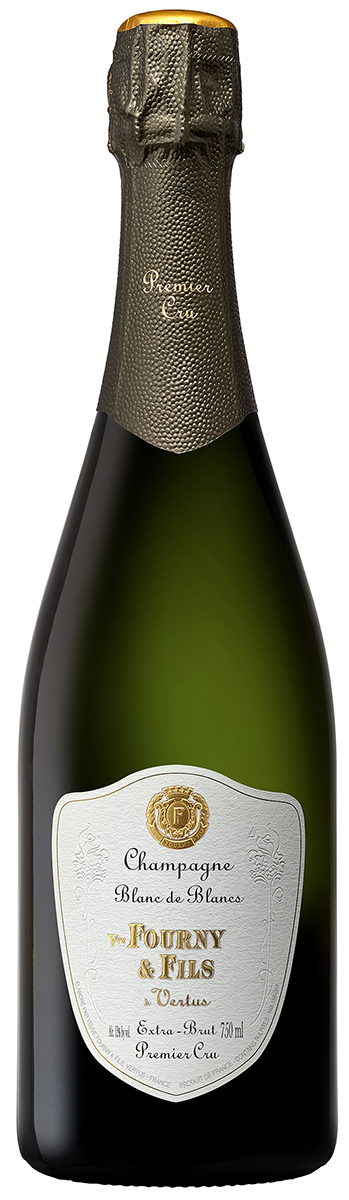 en flaska champagne fourny blanc de blanc