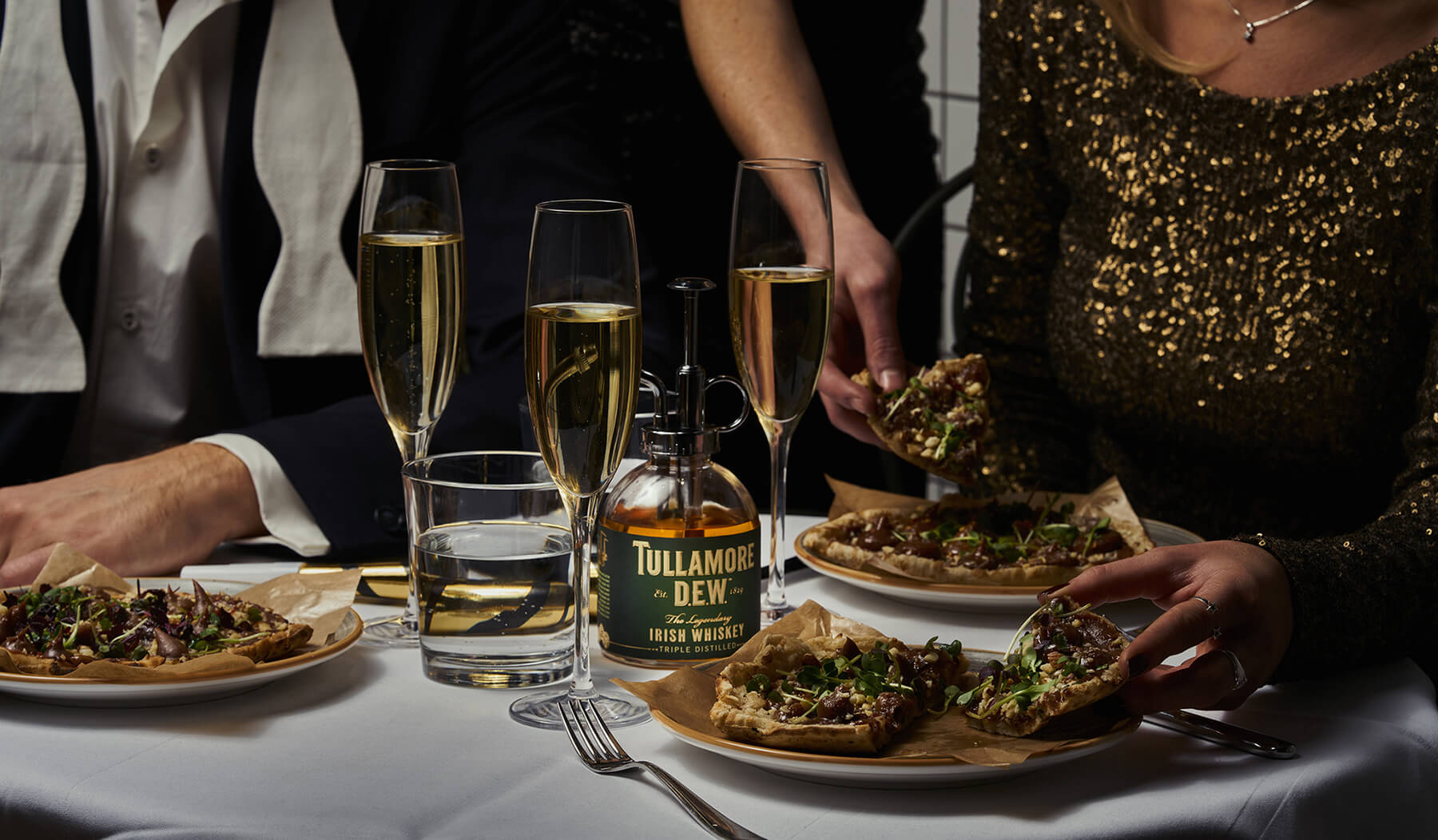 Tullamorepizza med mandel, chokladganasch och whiskydagg