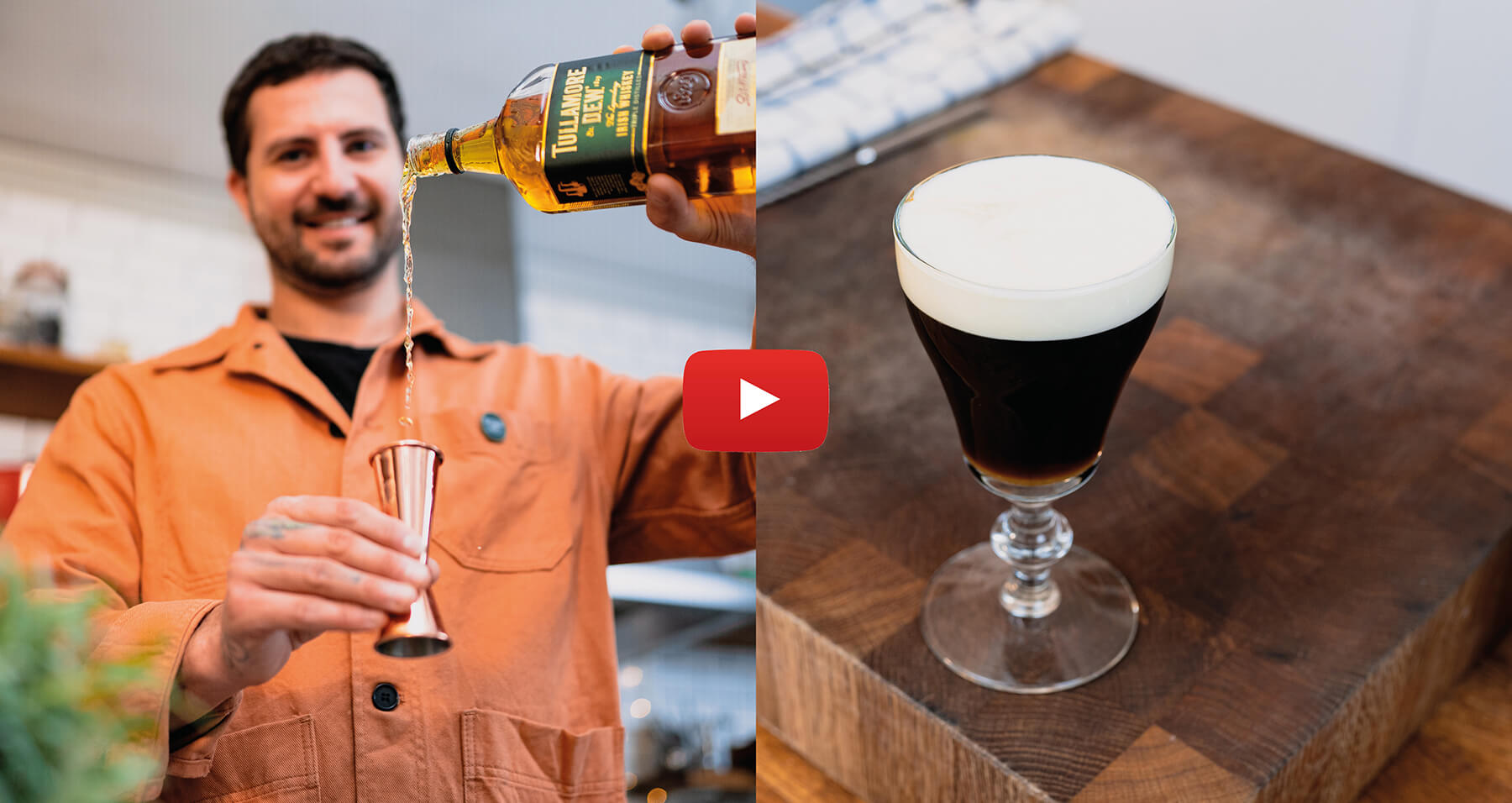 petter den glade gör en irish coffee