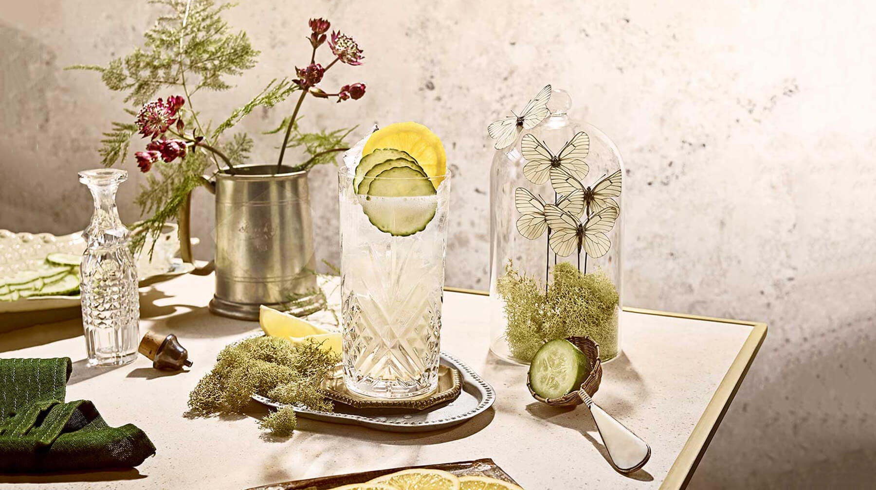 cucumber lemonade gin citron hendricks