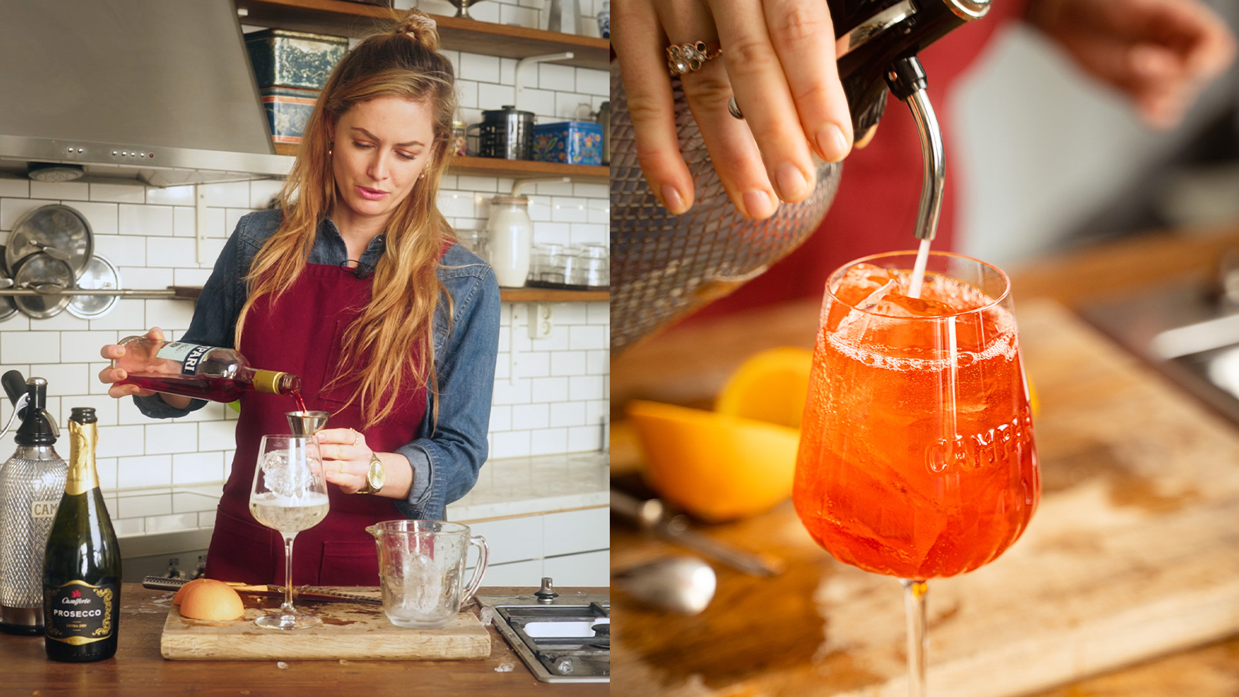 alice blandar en campari spritz