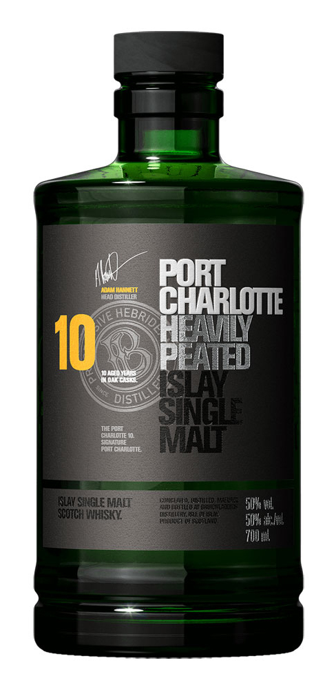 en flaska port charlotte whisky rån islay