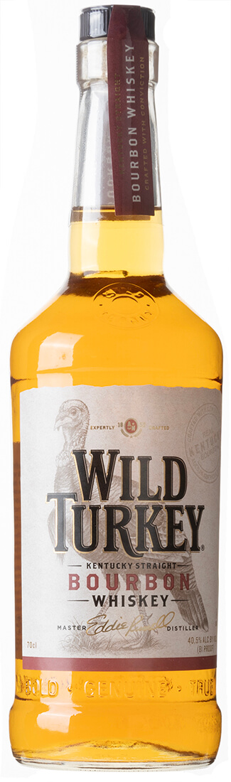 en flaska bourbon wild turkey