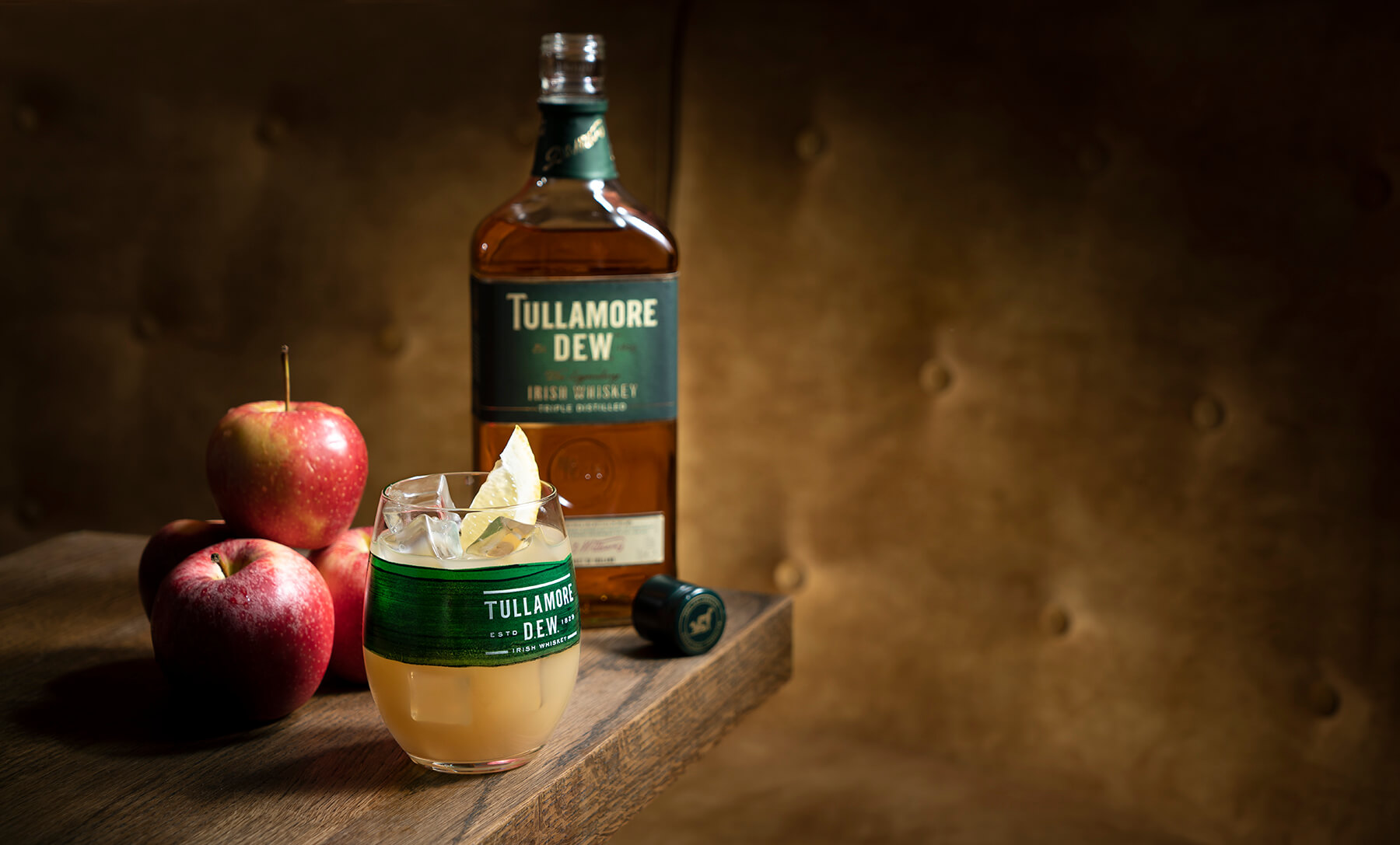 drink glas med apple dew