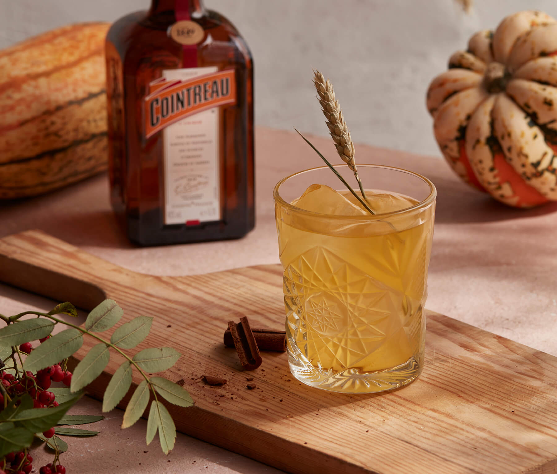 glas med halloween margarita drink