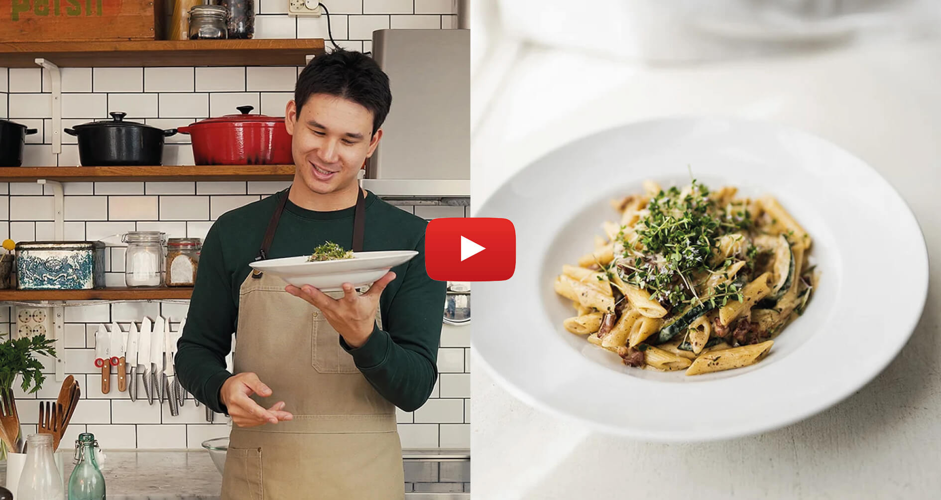 filip poon lagar pasta krämig med ost