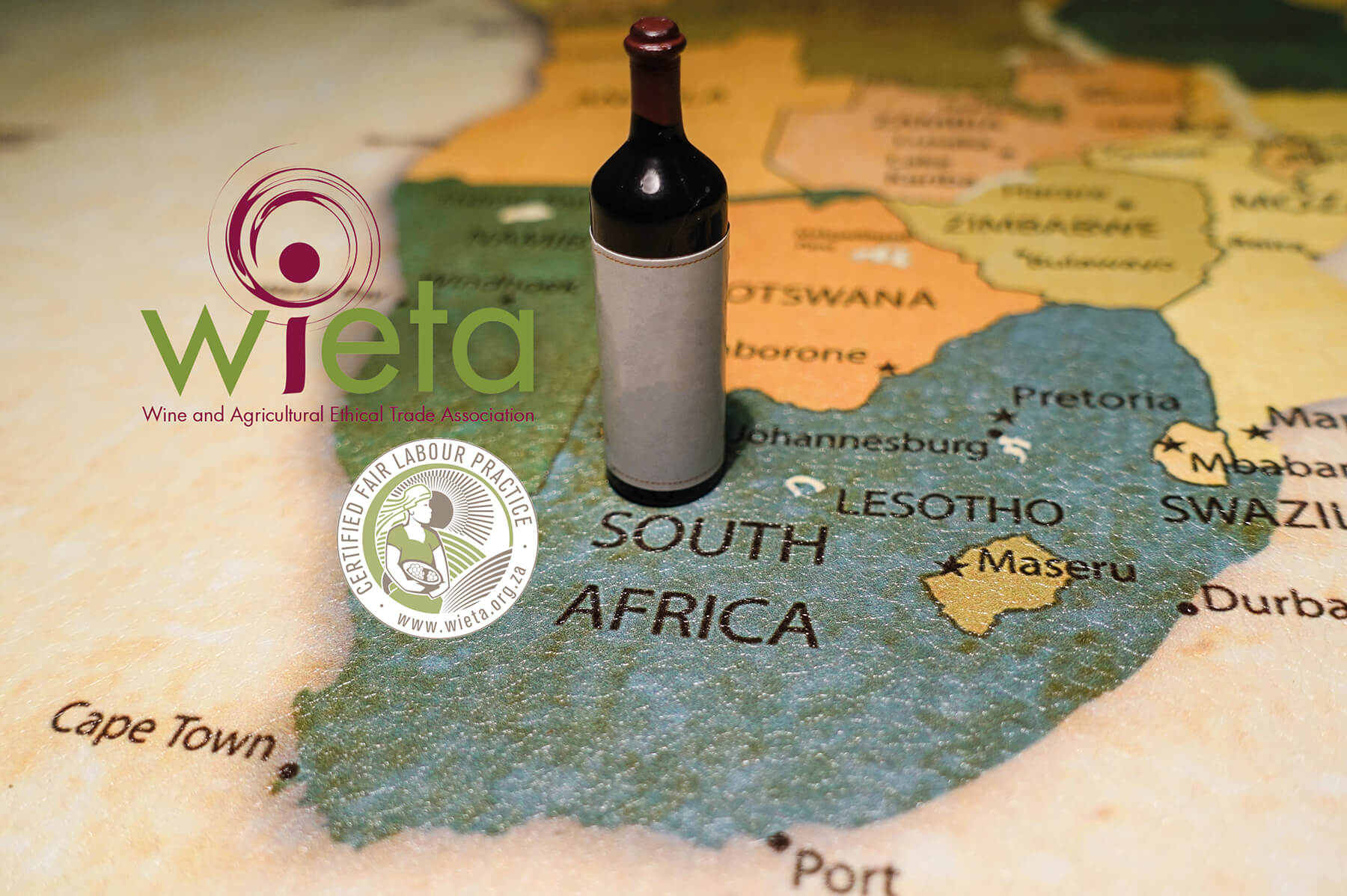 wieta sydafrika hållbar vinodling karta