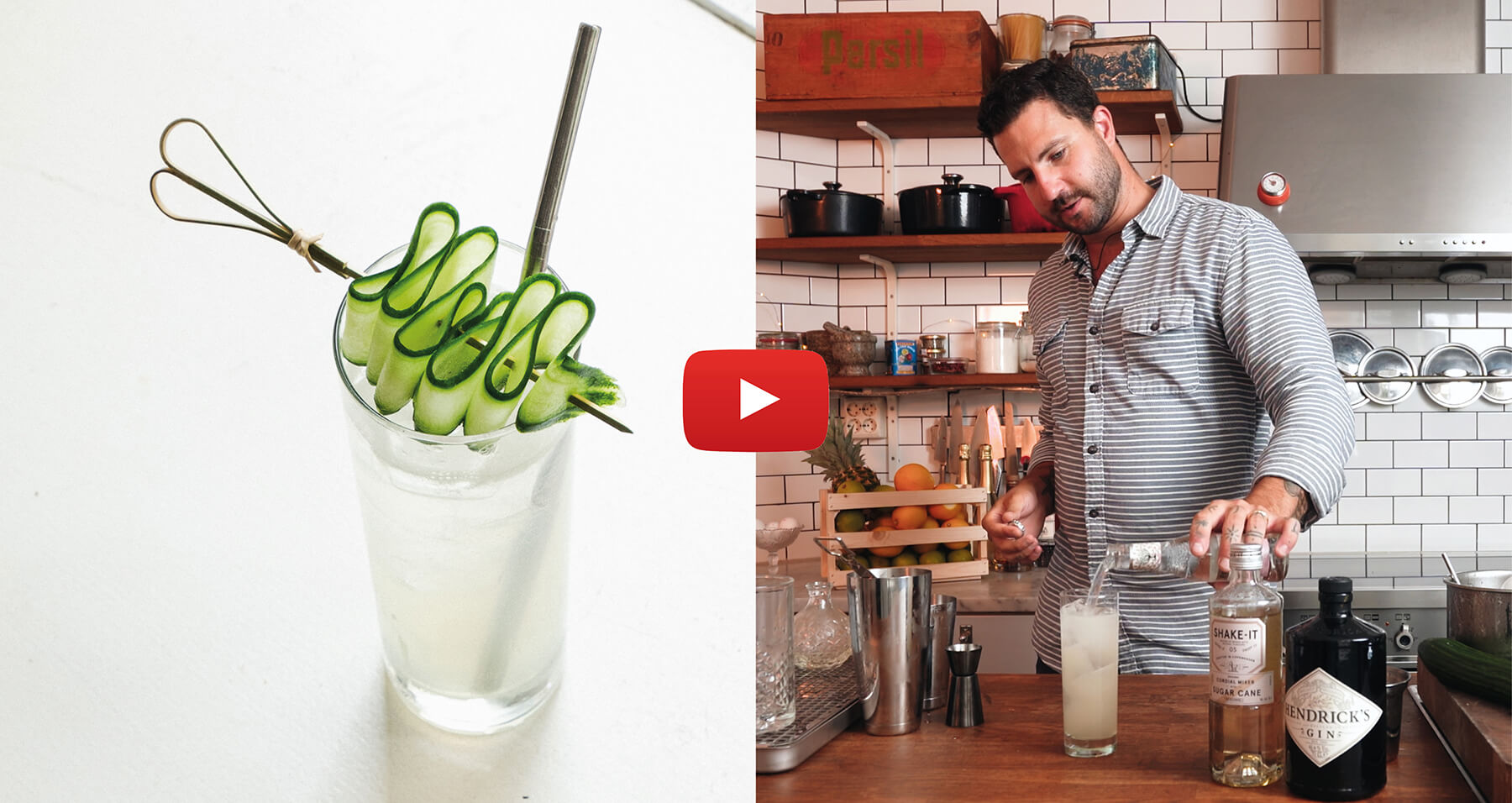 petter blandar en tom collins gurka