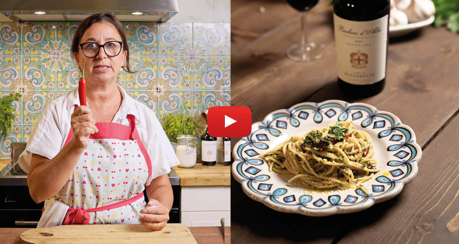 samantha lagar spagetti med chili