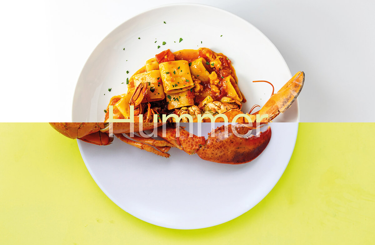 en tallrik med hummer