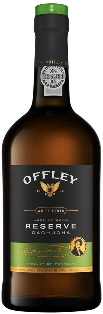 en flaska vitt portvin offley