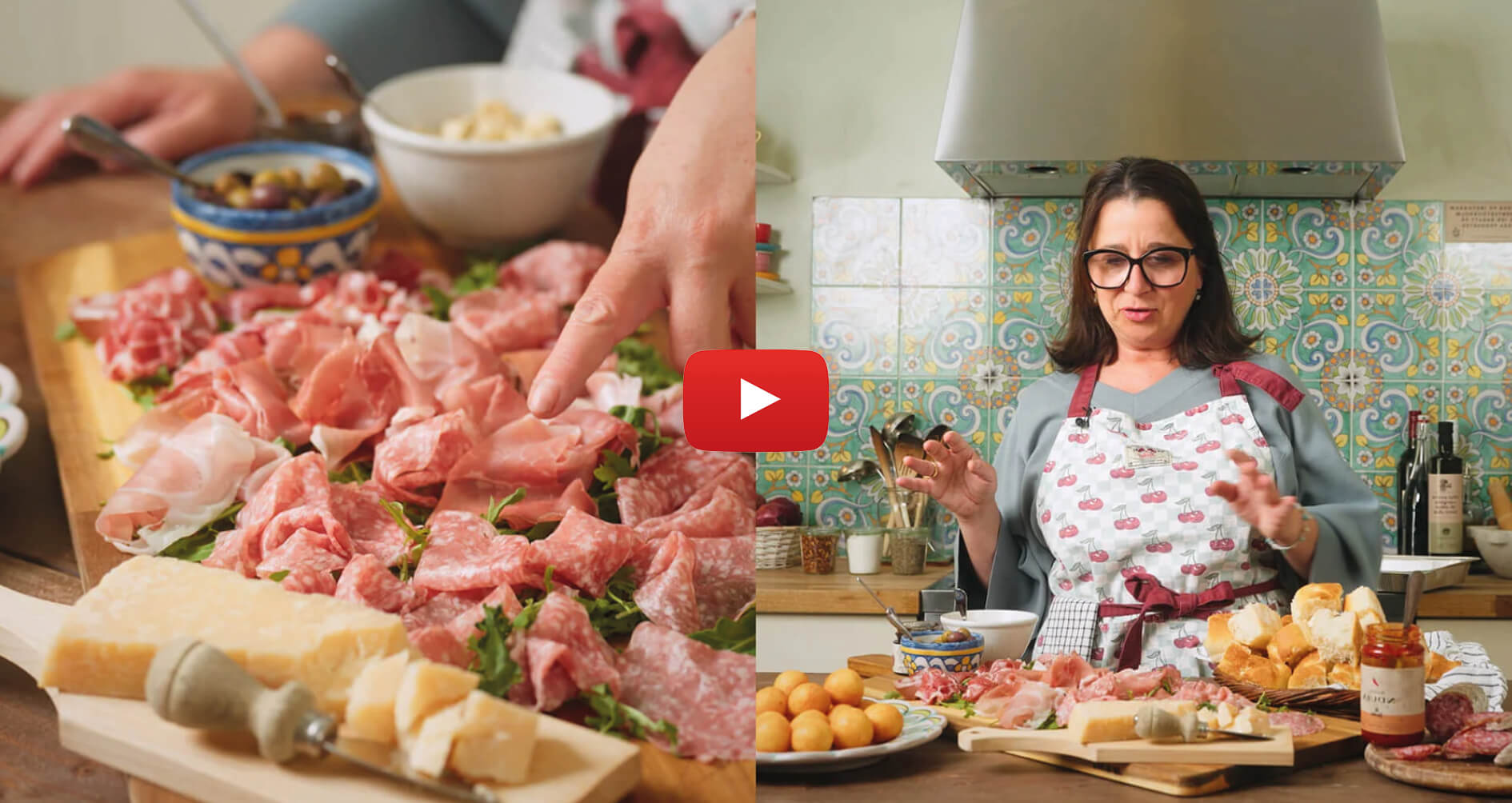 italiens charkbricka med samantha