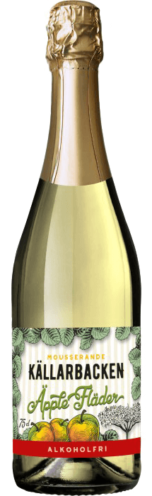 en flaska källarbacken fläder och äpple