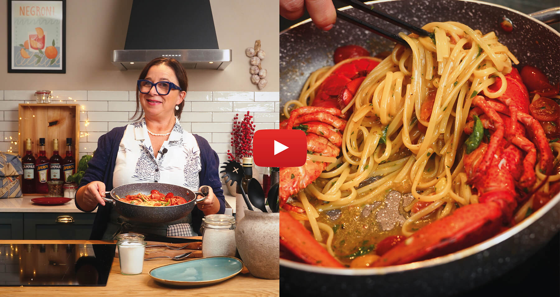 samantha lagar hummer med pasta