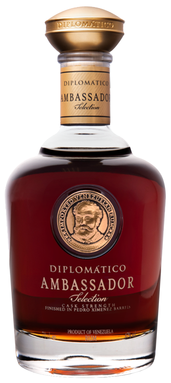 en flaska rom från diplomatico ambassador