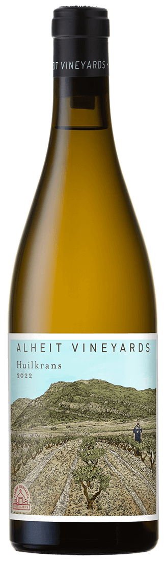 en flaska chenin blanc heuilkrans från alheit