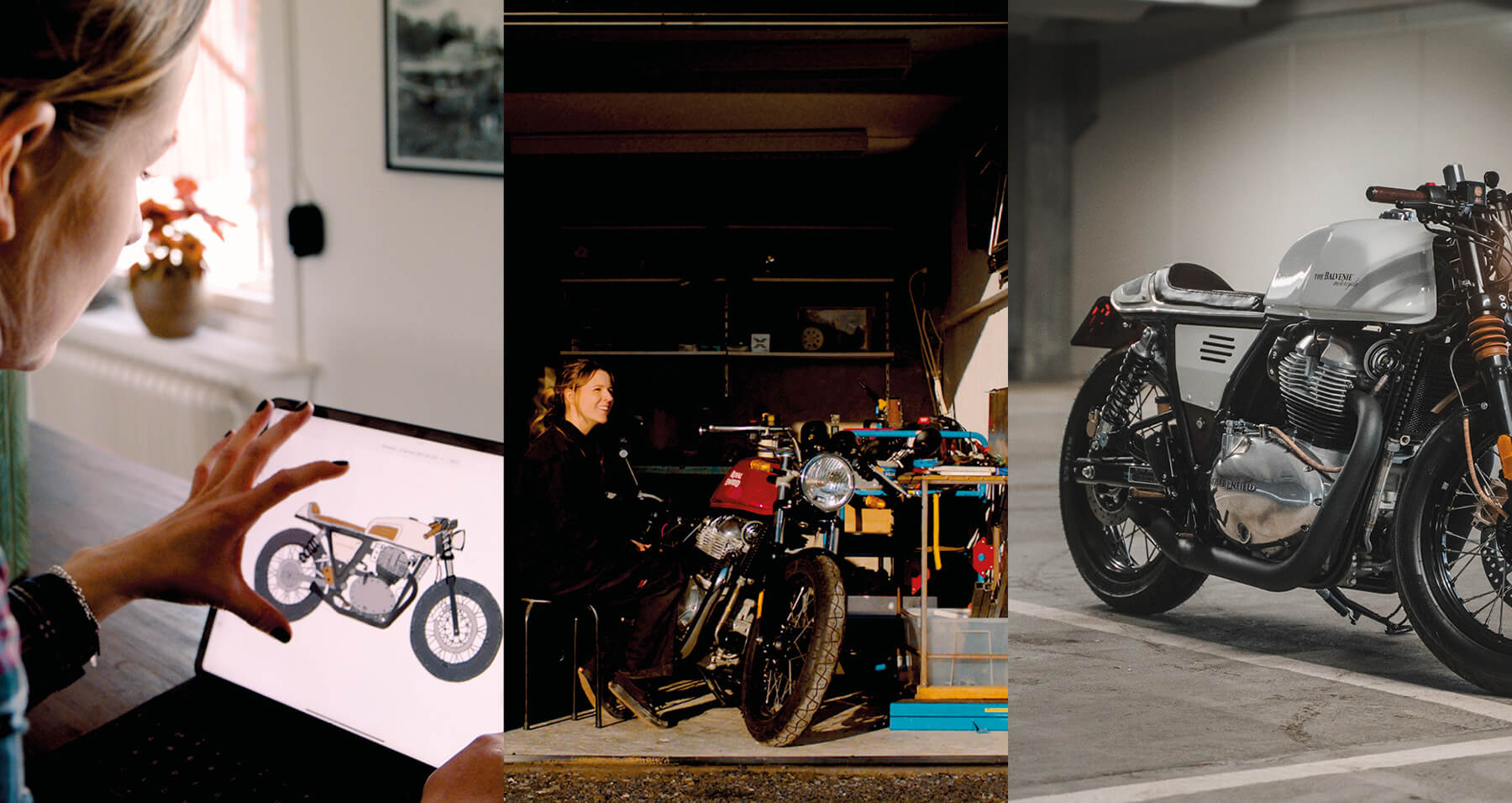 balvenie motorcykel tre bilder