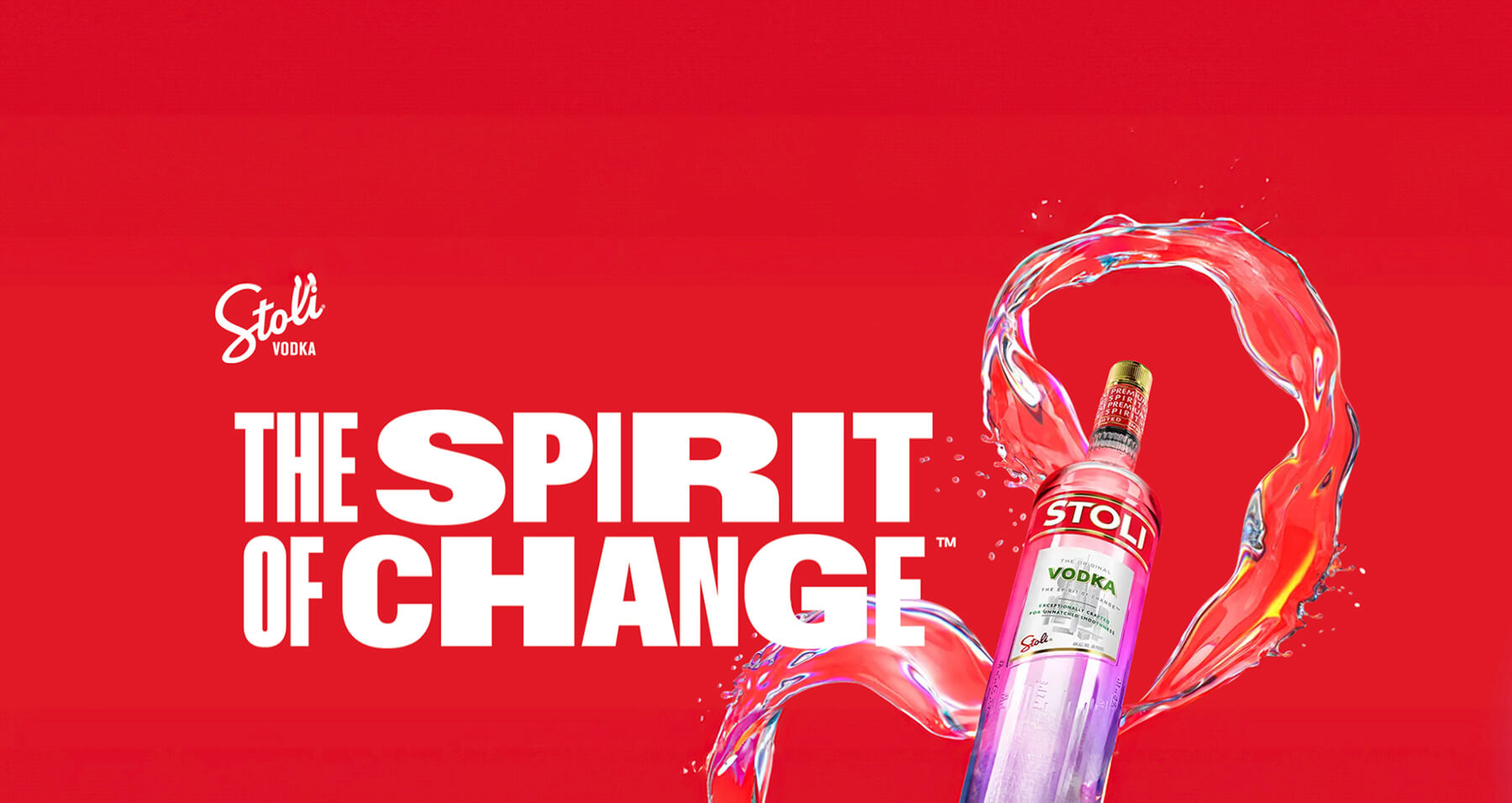 en flaska vodka stoli