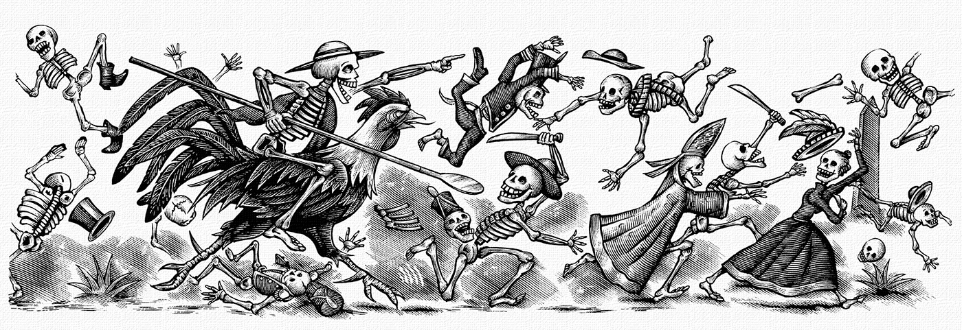 tequila espolon illustration