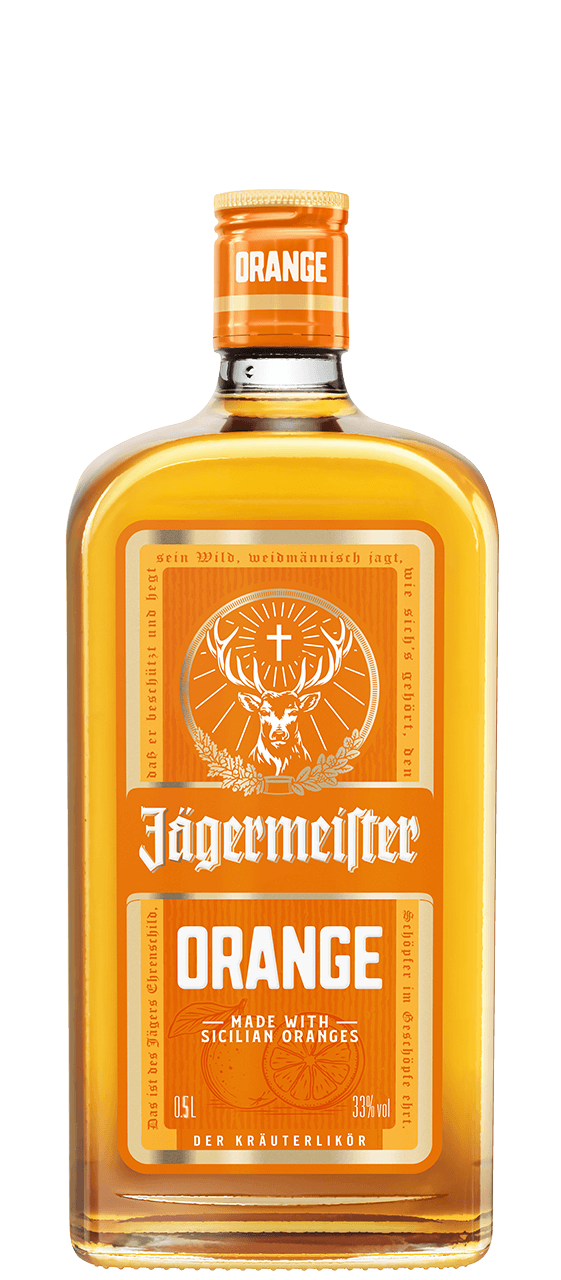 Jägermeister orange flaska orange