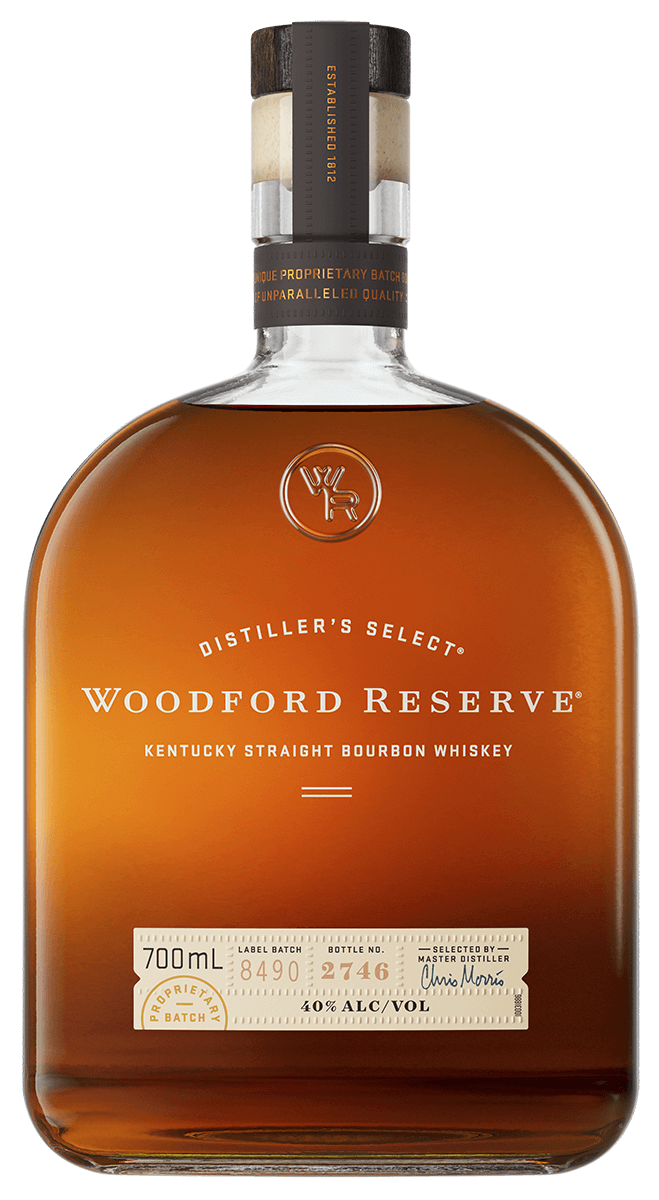 en flaska bourbon och whisky