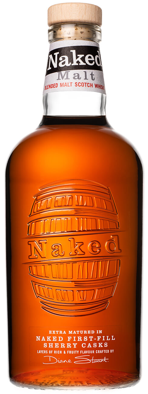 naked malt whisky flaska
