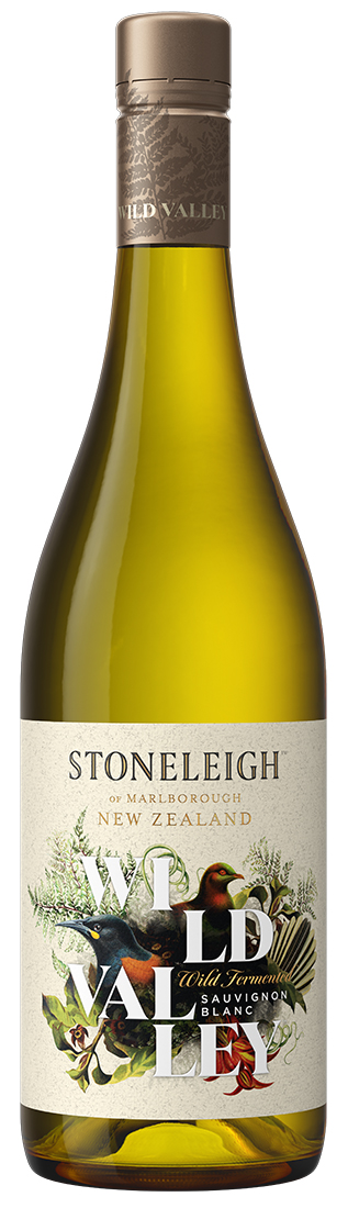 en flaska vitt vin Nya Zeeland stoneleigh