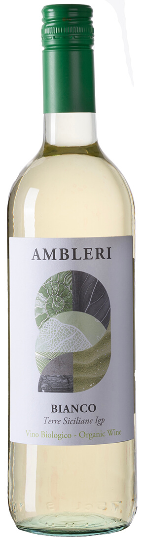 en flaska vitt vin från sicilien gult vin